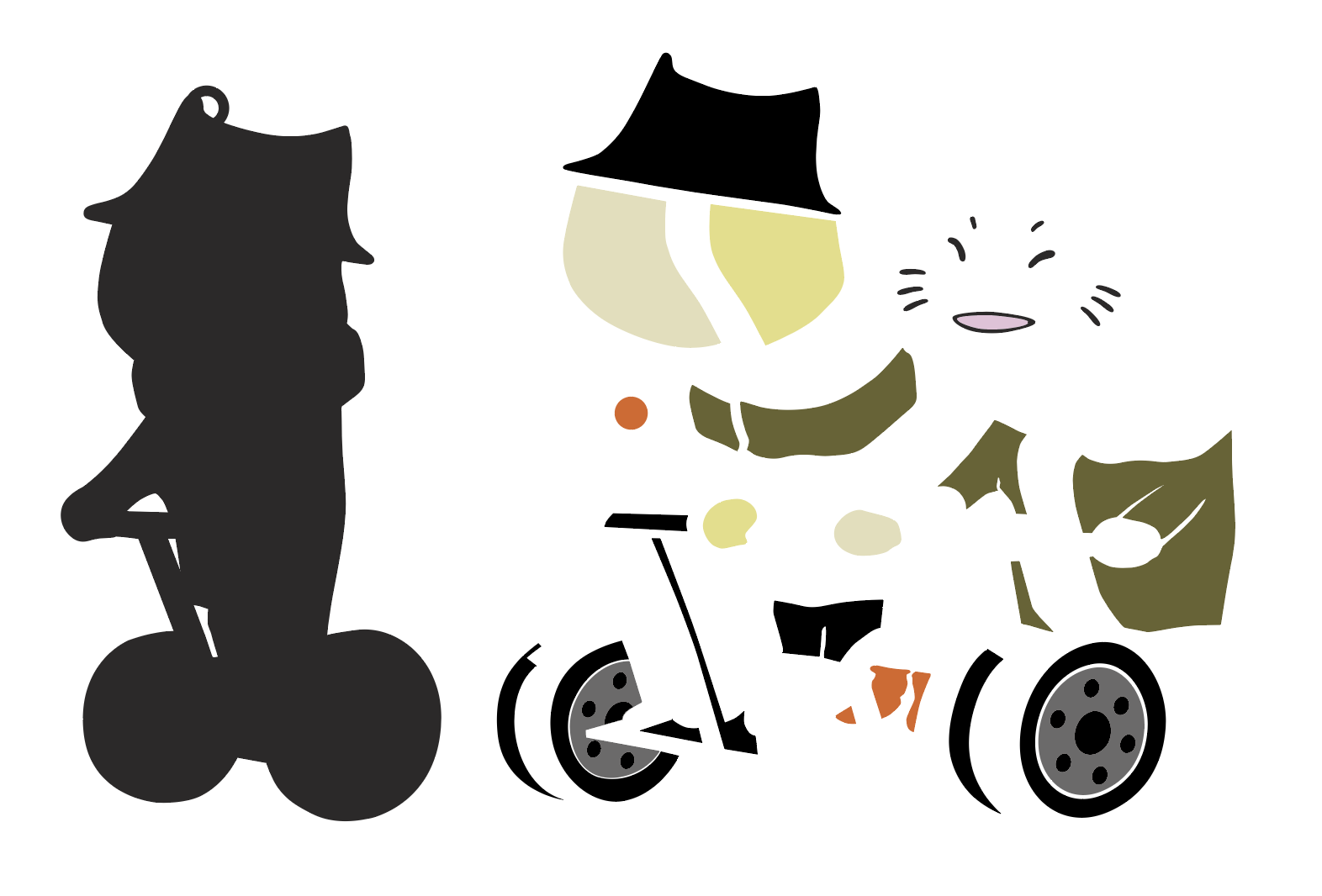 ラバーキーホルダー　デザイン