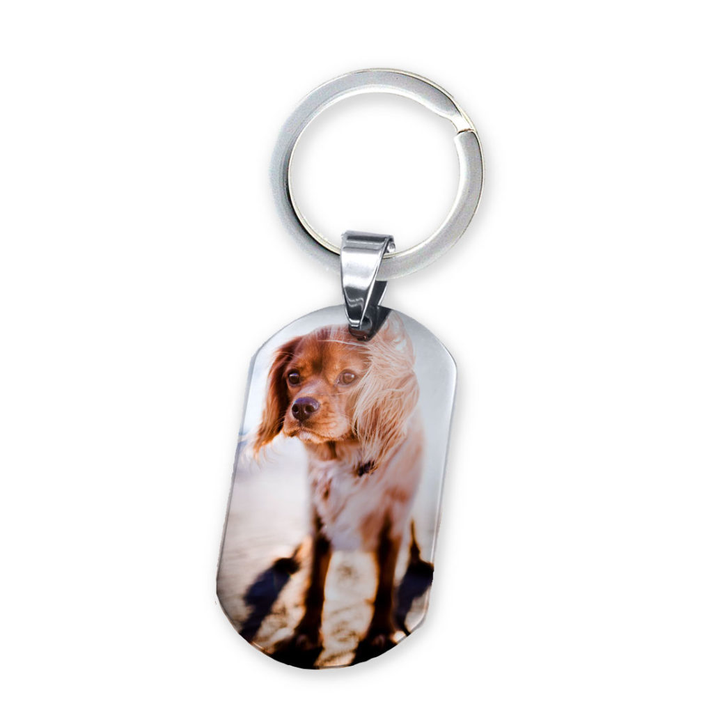 ドッグタグキーホルダー