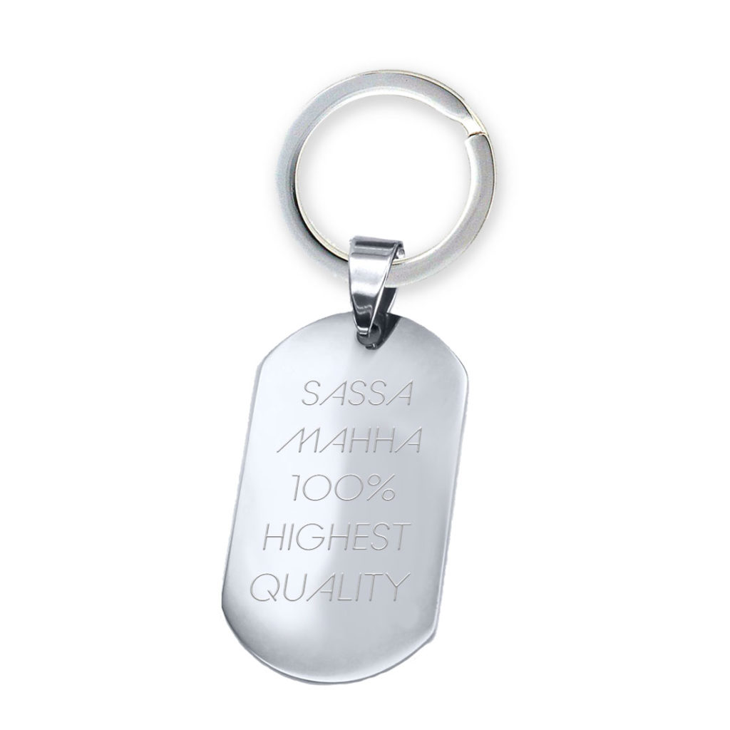 ドッグタグキーホルダー