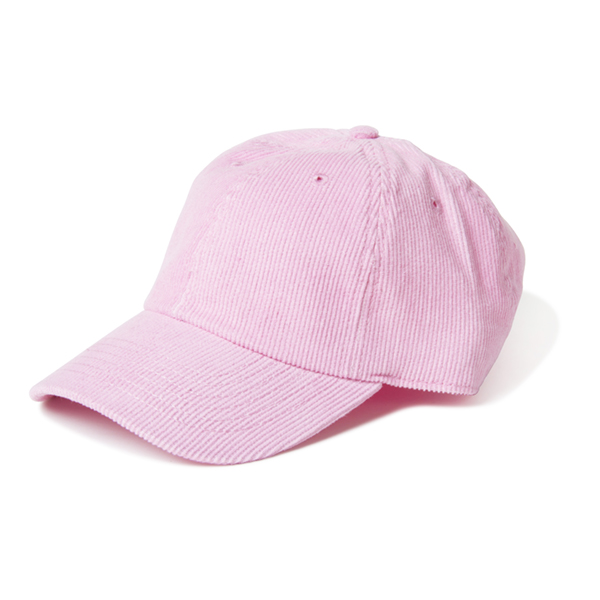 コーデュロイキャップ　ピンク