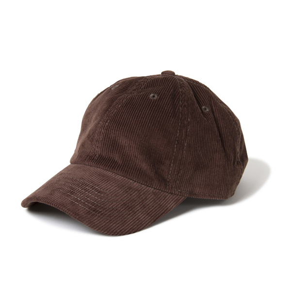コーデュロイキャップ　ブラウン