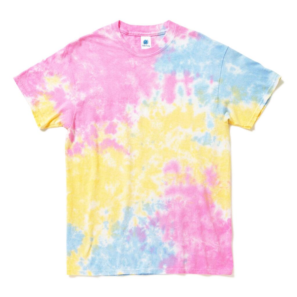 タイダイTシャツ　ピンクブルー